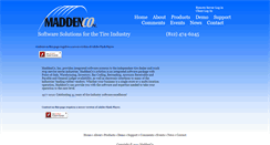 Desktop Screenshot of maddenco.com